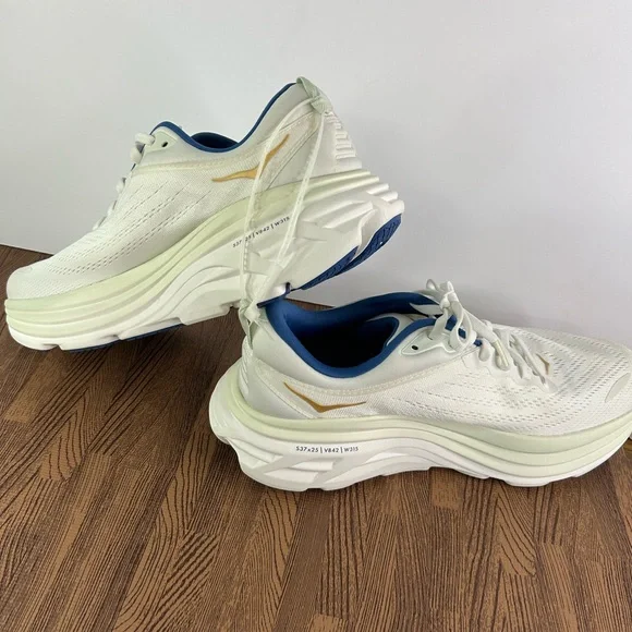 Hoka One One Men's Bondi 8 FTG Frost gold Medium Width brand NEW Size 9.5